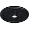 Ekena Millwork Palmetto Ceiling Medallion (Fits Canopies up to 3 5/8"), 23 5/8"OD x 3 5/8"ID x 1 5/8"P, Steel Gray CM23PMSGS - alternate 3